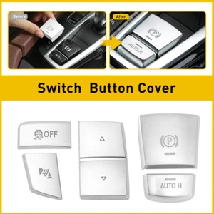 Car Gear Shift Knob Switch Button Cover Trim For BMW 5 6 7 F10 F07 X3 X4 F25 EOA - Picture 1 of 11