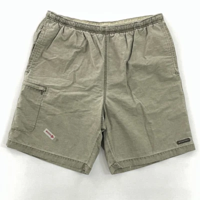 Columbia Mens Packable Hiking Shorts Green Pockets Mesh Lined Drawsring M - Image 1 of 4