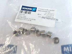 Schunk 9939379 Sleeve Ø 10X6.65 price for 8 psc. 01 S0 5I23 (New Old Stock) - Picture 1 of 4