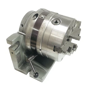 BISON 8" 3-JAW HV SUPER SPACER INDEXER DIVIDING HEAD *NEW O/B*; CENTER HT 6-1/4" - Picture 1 of 17
