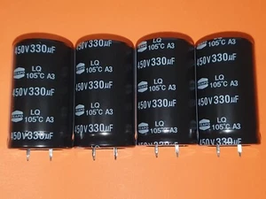 4x Elko 330µF / 450V 105°C 5000h 30x51mm 330uF Snap-In - Picture 1 of 3