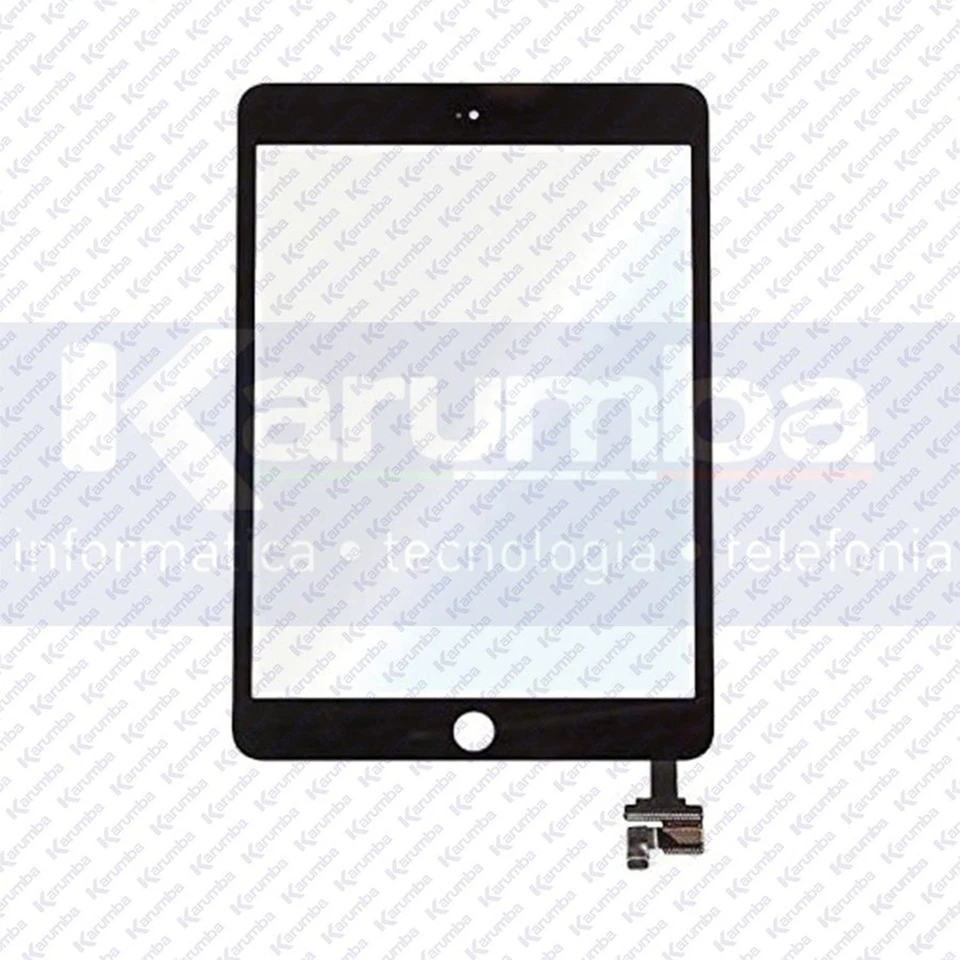 GENERICO TOUCH SCREEN APPLE IPAD MINI 3 WIFI A1599 A1600 3G VETRO SCHERMO NERO BLACK