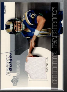 B3539- 2004 Upper Deck Finite HG Fabrics #FFMB Marc Bulger Jersey - NM-MT - Picture 1 of 2