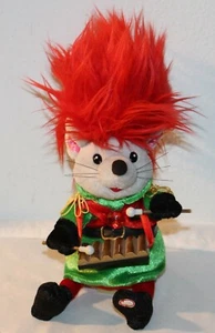 Gemmy Topo Mohawk Rosso Animato Illuminazione Musicale 2005 - Foto 1 di 5