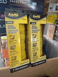 Nuevo paquete de 2 mangueras de aire de retroceso de nailon Amflo Nº 4-25E-RET 25' x 1/4" amarillo - Imagen 1 de 4