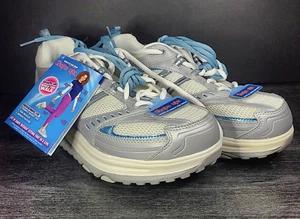SKECHERS Shape Ups 11814 NWT Women’s Walking Tone-Up Shoes White Silver Size 9 - Picture 1 of 7