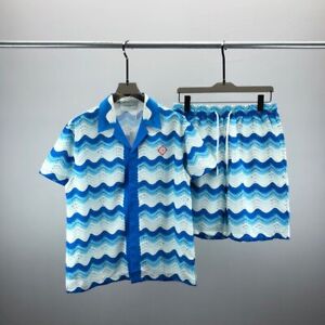 NEW CASABLANCA Casablanca Wavy Gradient shorts Authentic FULL SET Shirt & Shorts