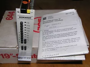 ECKARDT 5 191-411 5191411 19" Multiplier Divider Calculating Module, not tested - Imagen 1 de 5