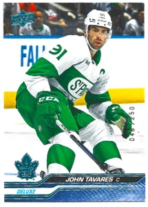 2023-24 Upper Deck Series 1 Deluxe /250 John Tavares Toronto Maple Leafs #168 - Picture 1 of 2