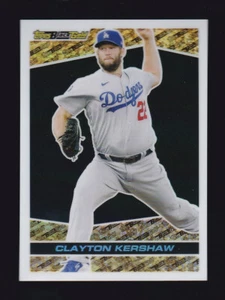 Actualización cromada Topps 2021 #BGC-19 CLAYTON KERSHAW LA Dodgers inserto dorado negro - Imagen 1 de 2