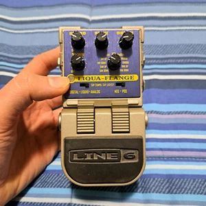 Line6 Liqua Flange digital Flanger, rare boutique USA pedal effect - Foto 1 di 3