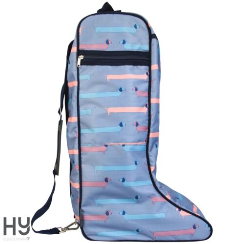 Long Boot Bag   Dorris The Dachshund by Hy Equestrian  Horse Riding Boot Storage
