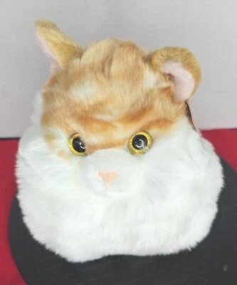Aurora Kitty Cat Butterball Orange Tabby 10 Inch Plush Stuffed Animal - Image 1 of 4