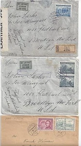 CZECHOSLOVAKIA 1941 BOEHEMIA & MORAVIA US TWO WAR TIME PRAGUE NAZI OCCUPATION - Picture 1 of 1