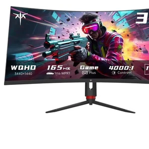 Immersive 34-Inch Ultrawide Curved Monitor - 165Hz WQHD for Gamers & Creatives - Picture 1 of 8