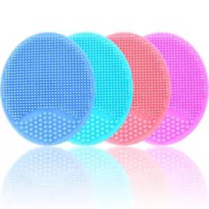 Baby Cradle Cap Brush Baby Bath Brush Silicone Massage Brush Silicone Scrubbers - Picture 1 of 6