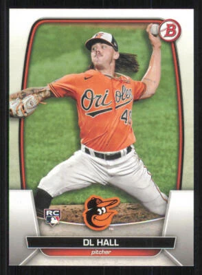 2023 Bowman #9 DL Hall RC - Image 1 of 2