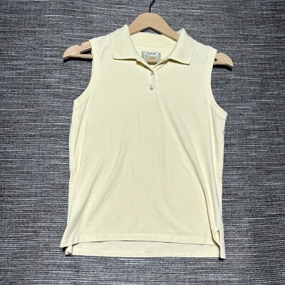 Camisa Polo Tommy Bahama Para Mujer XS Amarilla Sin Mangas Golf Aire Libre Foto 1 de 4