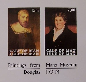 Great Britain - Calf of Man 1969 - Block Paintings from Manx Museum MNH (1) - Picture 1 of 1
