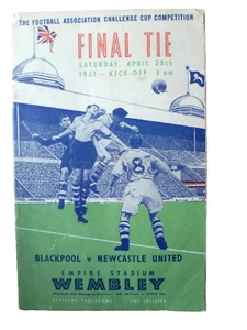 Empate final de la FA Cup 1951 - Blackpool v Newcastle United, 28 de abril - Original - Imagen 1 de 3