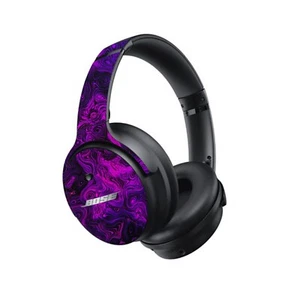 LILA WIRBEL Skin für BOSE Kopfhörer Qc35 Qc45 Ultra Hülle Cover Abziehbilder Aufkleber - Bild 1 von 3