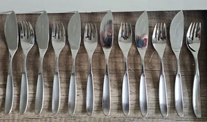 12tlg. Fischbesteck Wilkens Yacht Edelstahl 18/8 sechs Gabeln und sechs Messer - Bild 1 von 13
