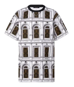 Louis Vuitton Fornasetti Collection Architecture T-Shirt Size LO New Authentic - Picture 1 of 7