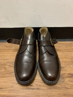 Bacco Bucci Lorrante MENS Brown Leather Buckle Round Toe Casual Shoes SIZE 9 - Image 1 of 4