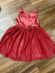 H&M Girls 10 Red Tulle Skirt Holiday Sparkles Lined Tutu Dress Christmas - Picture 1 of 5