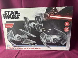 Star Wars 4D Cityscape Imperial TIE Interceptor & TIE Fighters Set 4D Model Kit - Picture 1 of 2