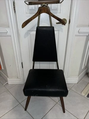 Silla Valet Butler Silla Mueble Vintage MCM Mediados de Siglo Decoración Moderna Por NoVa Foto 1 de 4