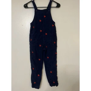Mini Boden Blue Corduroy Apple Print Size 7-8Y - Picture 1 of 4