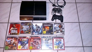 PS3 Konsole mit Spielen und Controller - Bild 1 von 1