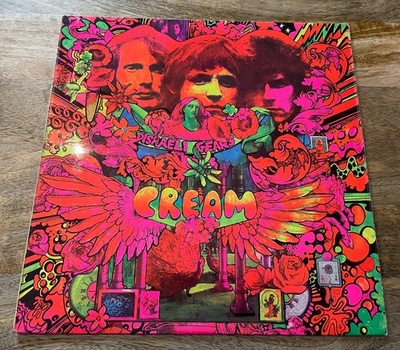 CREAM - Disraeli Gears - UK 1ST  FULLY LAMINATED A1/B1 Reaction Stereo  EX+ LP - Image 1 of 4