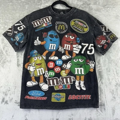 Camiseta M&M Racing Team Club Algodón BKK Hombre’s M Negra Foto 1 de 4