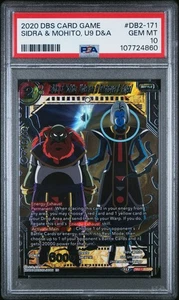 Sidra & Mohito, Universe 9 Destroyer & Angel FOIL Dragon Ball Super Card PSA 10 - Bild 1 von 2