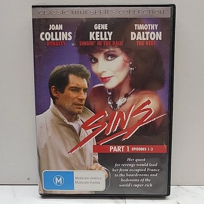 Sins: Part 1 - Episodes 1-3 (DVD, 1986) All Regions VGC  - image 1 of 2