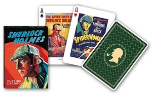 Carte da Gioco Sherlock Holmes PIATNIK - 54 Pezzi - Foto 1 di 1