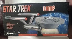 STAR TREK POSEABLE LAMP & NIGHTLIGHT USS ENTERPRISE IN ORIGINAL BOX FUNATIK 1999 - Picture 1 of 2
