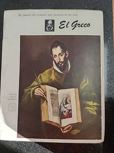 Vintage An Abrams Art Book with color prints   El Greco - Bild 1 von 15