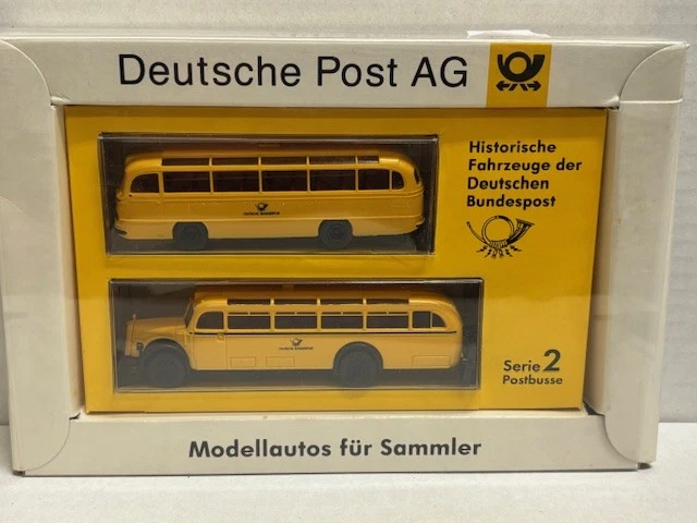 Brekina Set Überlandbus MB O 6600+321 H Postbus Serie 2 - Bild 1 von 1