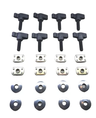 24 pcs Hard Top Thumb Screw, Washer and Nut Fastener FITS Jeep Wrangler YJ TJ JK - Image 1 of 2