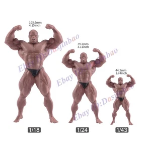 Ronnie Bodybuilding Men 1/24 1/18 3D Print Model Kit Resin Painted Mini Statue - Picture 1 of 6