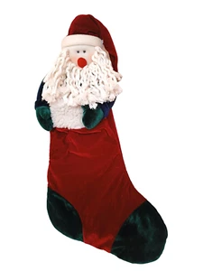 Weihnachtssocke XXL - 58 cm - Nikolausstiefel Nikolausstrumpf zum aufhängen - Bild 1 von 1