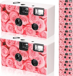 12 Pack Disposable Camera for Wedding Single Use Film Camera with Flash for Wedd - Picture 1 of 6