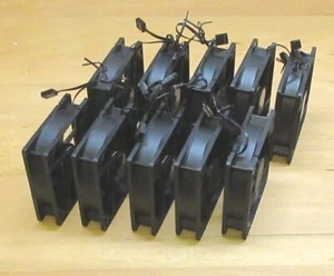 Set mit 10 Stück: 90 mm - PWM Lüfter, Einsatz bei CPU - Kühlern, Gehäuselüfter - Bild 1 von 5