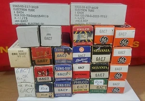 6AC7, Vacuum Tubes Various Brand NOS / USED All Hickok Tested - Picture 1 of 3