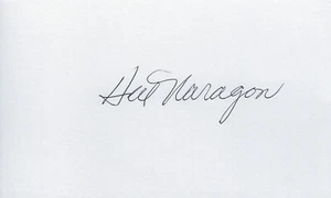 Hal Naragon Cleveland Indians Catcher handsignierte 3x5 Karteikarte Zwillinge (d 2019) - Bild 1 von 1
