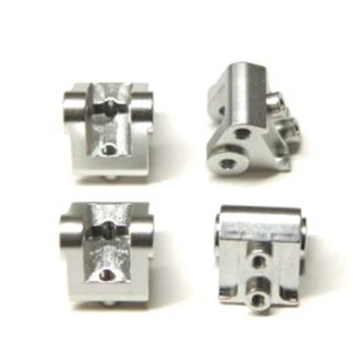 STRC STA31384XS Alum Lower Shock/Suspension Link Mount Silver (4) : SCX10 II - Image 1 of 2