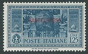 1932 CASTELROSSO GARIBALDI 1,25 LIRE MH * - K122 - Imagen 1 de 1